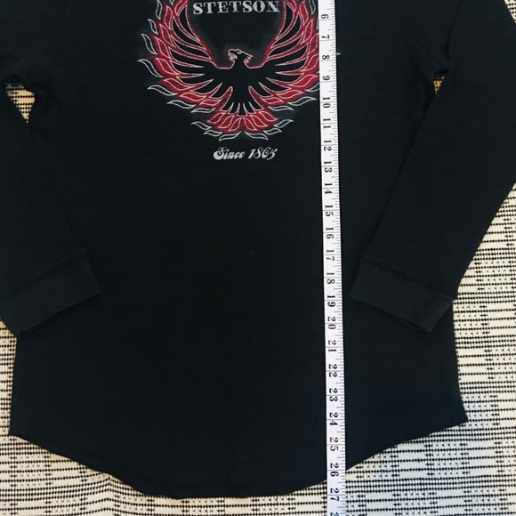 STETSON Pull-Over w/ Hood Men’s Med 100% cotton - Picture 2 of 8